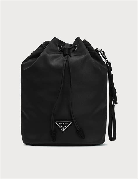 prada nylon drawstring pouch